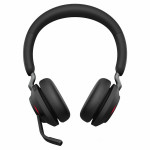 Jabra Evolve2 65 UC Stereo Bluetooth Headset, USB-A, Charging Stand - 26599-989-989